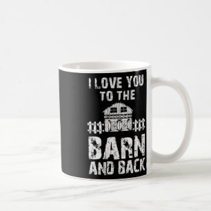 Ich Liebe dich zum Stall und zurück zum Pferd. Kaffeetasse