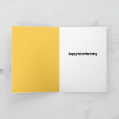 Ich liebe dich zum Valentinstag Karte (Innenseite)