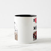 Ich Liebe dich zur Mondkaffee-Tasse Zweifarbige Tasse (Mittel)