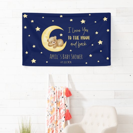 Ich Liebe dich zur Teeddy-Bärendusche Banner (Insitu)