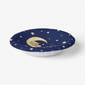 Ich Liebe dich zur Teeddy-Bärendusche Pappteller (Gewinkelt)