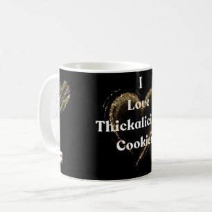 Ich Liebe dickekaliziöse Cookies Kaffeetasse