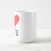 Ich liebe die 20er kaffeetasse (Mittel)
