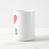 Ich liebe die 70er kaffeetasse (Mittel)
