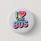 ich liebe die 80er button (Vorderseite)