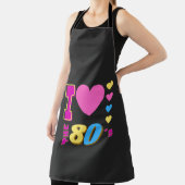 Ich Liebe die 80er Jahre Schürze (InSitu)