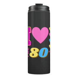 Ich Liebe die 80er Jahre Thermosbecher