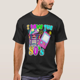 Ich liebe die 80er Jahre Übergrößen Frauen Männer T-Shirt