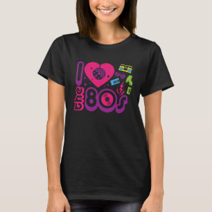 Ich liebe die 80er Kleidung für Frauen und Männer T-Shirt