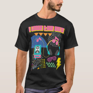 Ich liebe die 80er Party Musikliebhaber T-Shirt