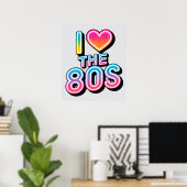ich liebe die 80er poster (Heimbüro)