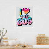 ich liebe die 80er poster (Küche)