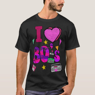 Ich liebe die 80er-Shirt Retro Vintage Eighties-St T-Shirt