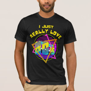 ich LIEBE DIE 80ER WIRKLICH T-Shirt