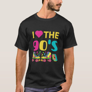 Ich liebe die 90er, Vintage-Retro-Outfit der 90er T-Shirt