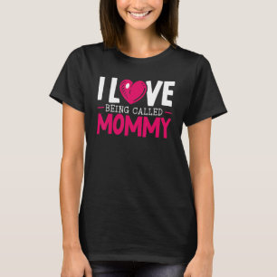 Ich Liebe, die als Mama beste Mama je Mütter Da T-Shirt