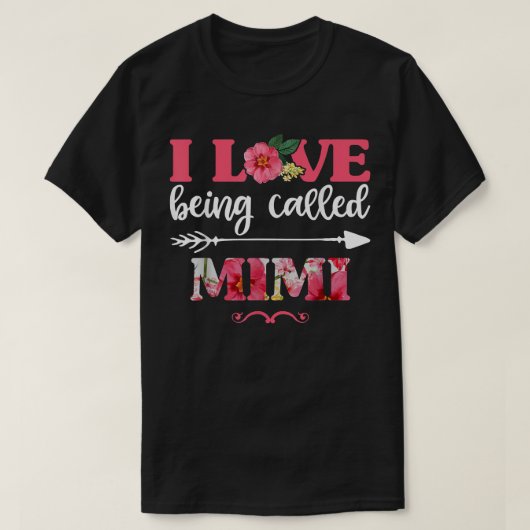 Ich Liebe, die als Mimi-Shirts, Funny Gran T-Shirt (Design vorne)