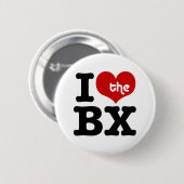 Ich Liebe die Bronx Button (Vorne & Hinten)
