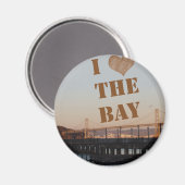 Ich Liebe die Bucht! Magnet (Vorderseite/Rückseite)