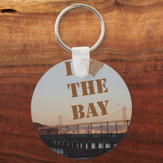 Ich Liebe die Bucht! Schlüsselanhänger (Vorderseite)