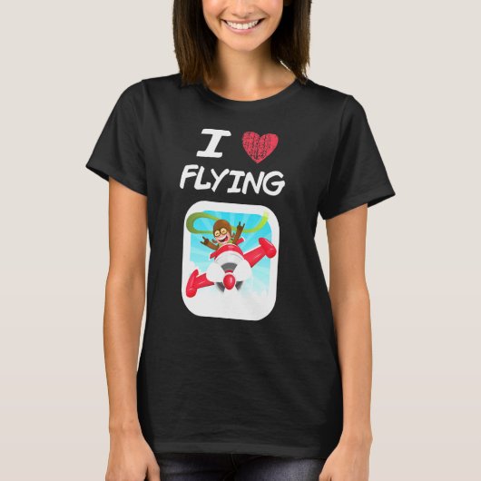 Ich Liebe, die eine große Leidenschaft oder Hobby- T-Shirt (Vorderseite)