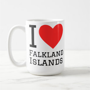 Ich liebe die Falklandinseln Kaffeetasse