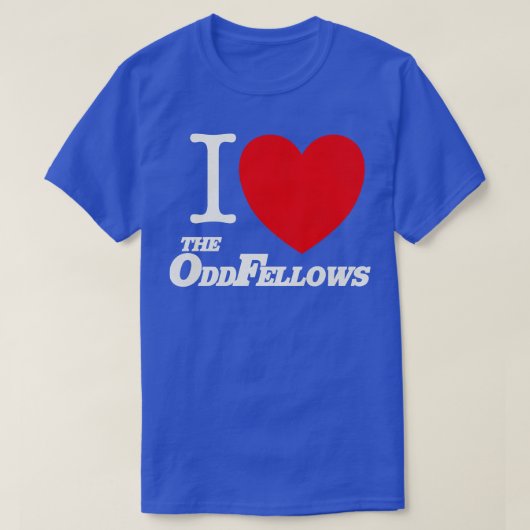 Ich Liebe die Geheimgesellschaft Oddfellows T-Shirt (Design vorne)