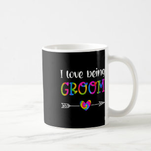 Ich Liebe, die Groom Proud Groom Gefärbte Krawatte Kaffeetasse