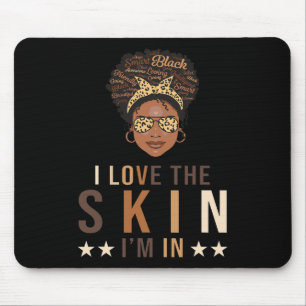 Ich liebe die Haut, in der ich bin Juneteenth Moti Mousepad