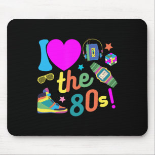 Ich Liebe die Kostüme des 80er Funny Retro Party 8 Mousepad