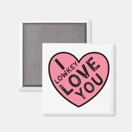 Ich liebe die Liebe Magnet (Vorderseite/Rückseite)