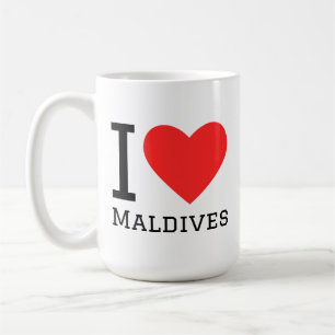 Ich liebe die Malediven Kaffeetasse