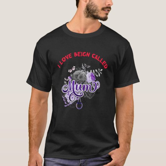 Ich Liebe, die Mama Happy Mother's Day 2022 Fl. T-Shirt (Vorderseite)