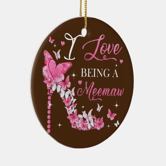 Ich Liebe, die Mutter von den Schmetterlingen der Keramik Ornament (Rechts)