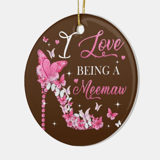 Ich Liebe, die Mutter von den Schmetterlingen der Keramik Ornament (Links)