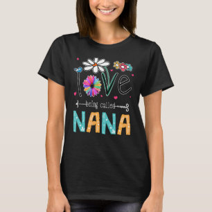 Ich Liebe, die Nana Daisy Sonnenblumenmütter genan T-Shirt
