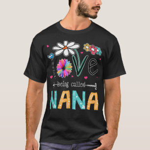 Ich Liebe, die Nana Daisy Sonnenblumenmütter genan T-Shirt
