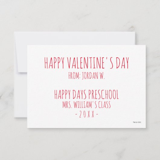 Ich Liebe die sehr hungrige Raupe Einladung (Rückseite)