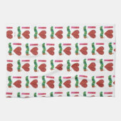 Ich Liebe die sehr hungrige Raupe Geschirrtuch (Horizontal)