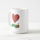 Ich Liebe die sehr hungrige Raupe Kaffeetasse (Vorderseite Links)