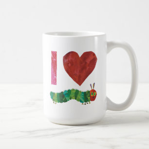 Ich Liebe die sehr hungrige Raupe Kaffeetasse
