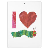 Ich Liebe die sehr hungrige Raupe Klemmbrett (Rückseite)