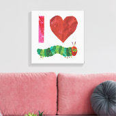Ich Liebe die sehr hungrige Raupe Leinwanddruck (Insitu (Wohnzimmer))