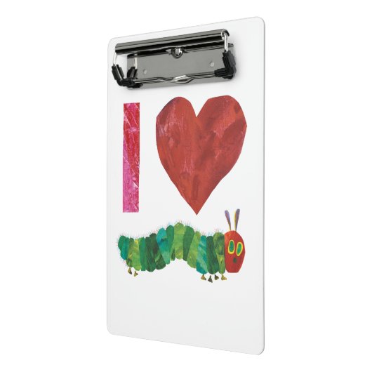 Ich Liebe die sehr hungrige Raupe Mini Klemmbrett (Gewinkelt2)