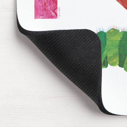 Ich Liebe die sehr hungrige Raupe Mousepad (Ecke)