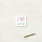 Ich Liebe die sehr hungrige Raupe Post-it Klebezettel (Auf Schreibtisch)