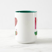 Ich Liebe die sehr hungrige Raupe Tasse (Zentrum)