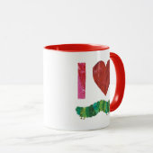 Ich Liebe die sehr hungrige Raupe Tasse (VorderseiteRechts)