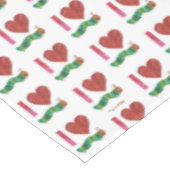 Ich Liebe die sehr hungrige Raupe Tischdecke (Schrägansicht)