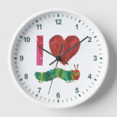 Ich Liebe die sehr hungrige Raupe Uhr (Vorderseite)